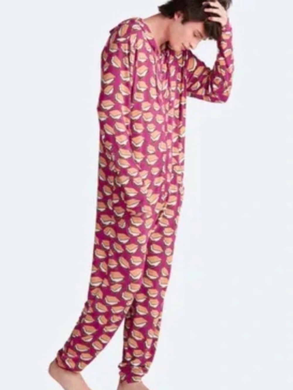 MeUndies S’Mores Adult S/M Onesie with hood